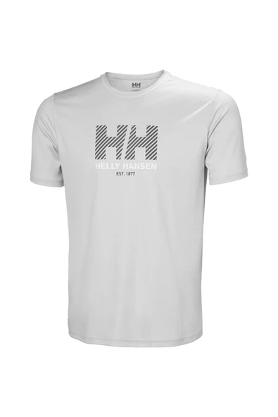 Helly Hans Hh Tech Graphic Erkek T-shirt 2.0 Gri ürün görseli 1