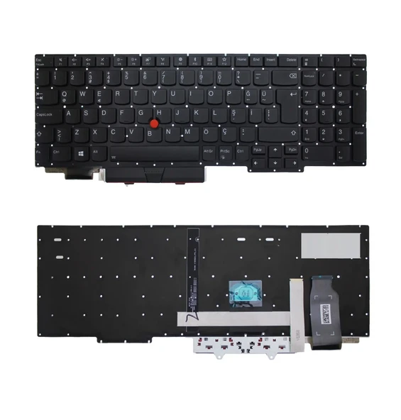 Lenovo ThinkPad 20YG00BRTX Klavye Siyah Tr Işıklı ürün görseli 1