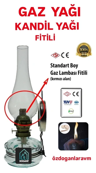Gaz Lanbası Fitili 2 Metre ürün görseli 1