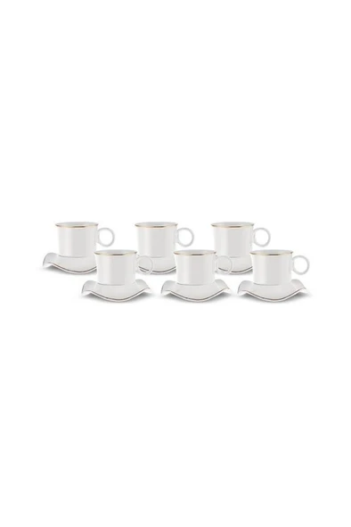 Torba 6 Kişilik Kahve Fincanı 90 ml Beyaz ürün görseli 1
