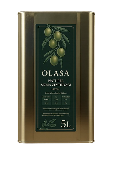Olasa Soğuk Sıkım Zeytinyağı 5 Litre ürün görseli 1