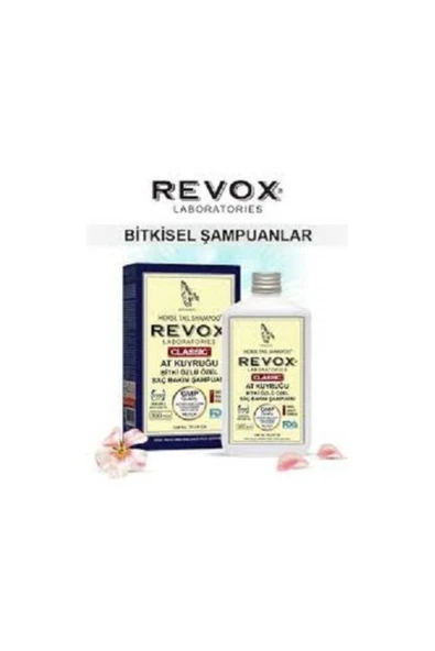 REVOX Yeni At Kuyruğu Bitki Özlü Özel Şaç Bakım Şampuanı 400 Ml-fda Gmp Sqf Onaylı Orıjınal Ürün ürün görseli 1