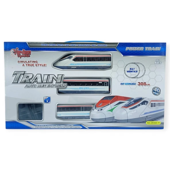 Tren Seti 40 Parça Express Tren 308 cm Ray - 2934A-11 ürün görseli 1