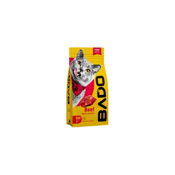 Bado Yetişkin Kedi Maması Etli 500 gr ürün görseli 1