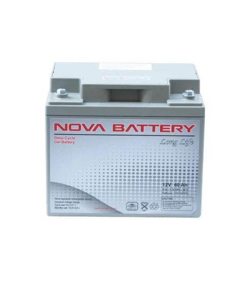 NOVA 12V 40AH DEEP CYCLE JEL AKÜ (YENİ ÜRETİM) ürün görseli 1