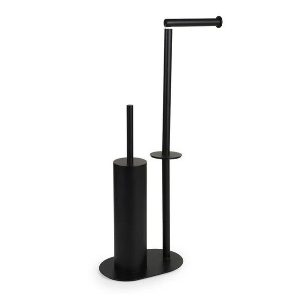 Kobos Hareketli WC Set Yuvarlak Mat Siyah KBW-829MB ürün görseli 1