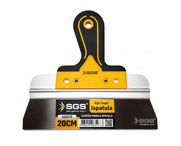 Sgs Eğri Saplı Ispatula 20cm ürün görseli 1