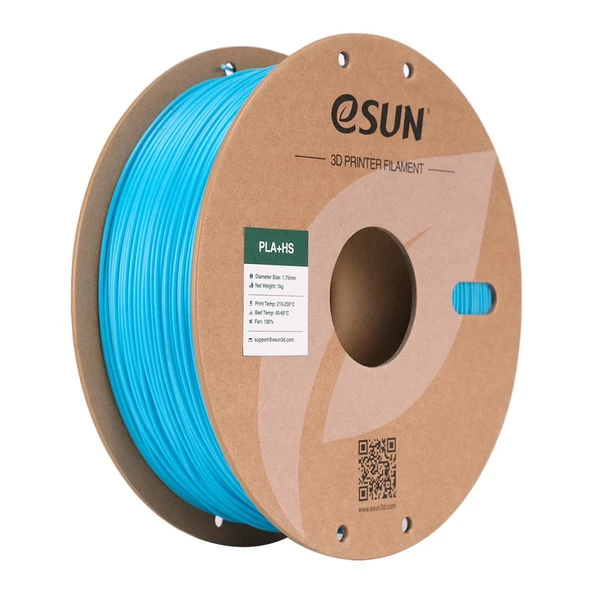 Esun Pla+Hs Açık Mavi Filament 1.75mm 1kg - Yüksek Hız Uyumlu Pla+ ürün görseli 1