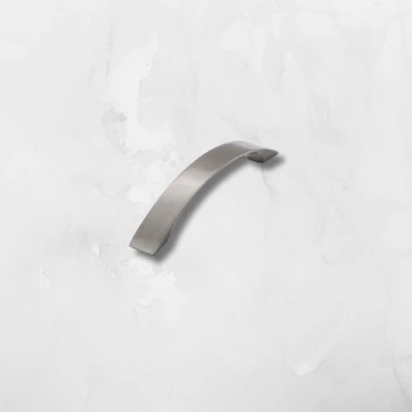 Marelli ROSSA INOX fırçalı inox 96 mm mobilya dolap kulbu ürün görseli 1