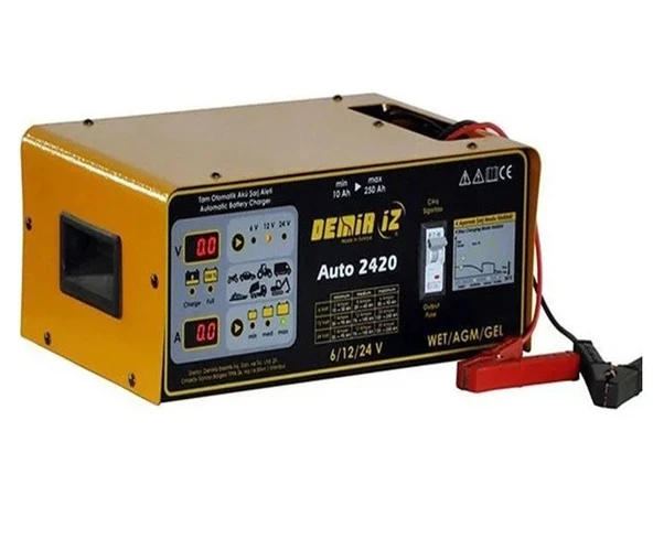Demiriz Auto 2420 Otomatik Akü Şarj Redresör Auto 2420 ürün görseli 1