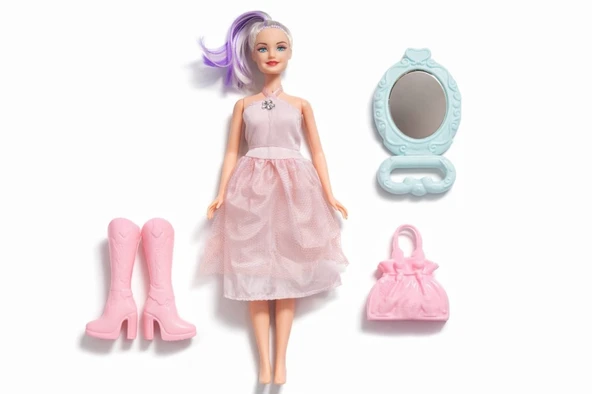 Moda Seti - Aksesuarlı 30 cm Bebek Seti - Resim 2