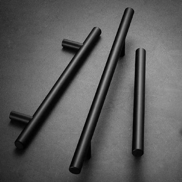 Marelli 160 mm SİYAH paslanmaz boy kulp mobilya kulbu, dolap kulbu ürün görseli 1