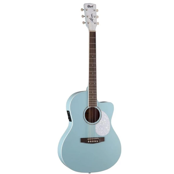 CORT JADE CLASSIC SKOP ELEKTRO AKUSTİK GİTAR, SKY BLUE OPEN PORE ürün görseli 1
