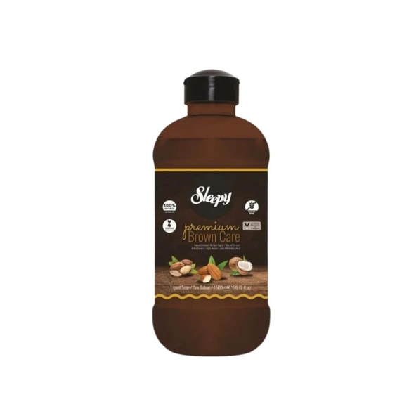 Sleepy Premium Brown Care Serisi Sıvı Sabun 1500 ml ürün görseli 1