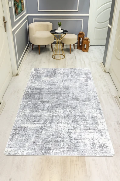 Eskitme Desenli Dijital Baskı Kaymaz Taban Halı H0071 RENKLİ 80 X 300 ürün görseli 1