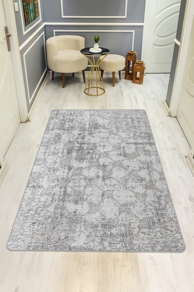 Eskitme Desenli Dijital Baskı Kaymaz Taban Halı H0079 RENKLİ 100 X 300 ürün görseli 1