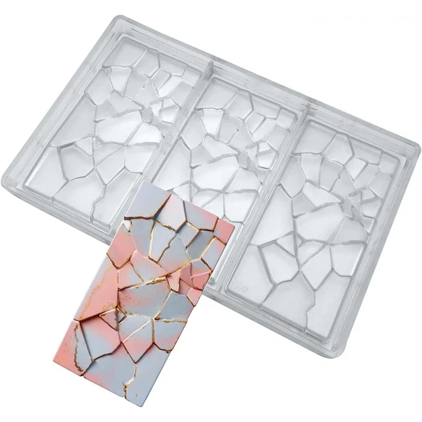Polikarbon Tablet Çikolata Kalıbı 80 gr | Cm-3249 ürün görseli 1