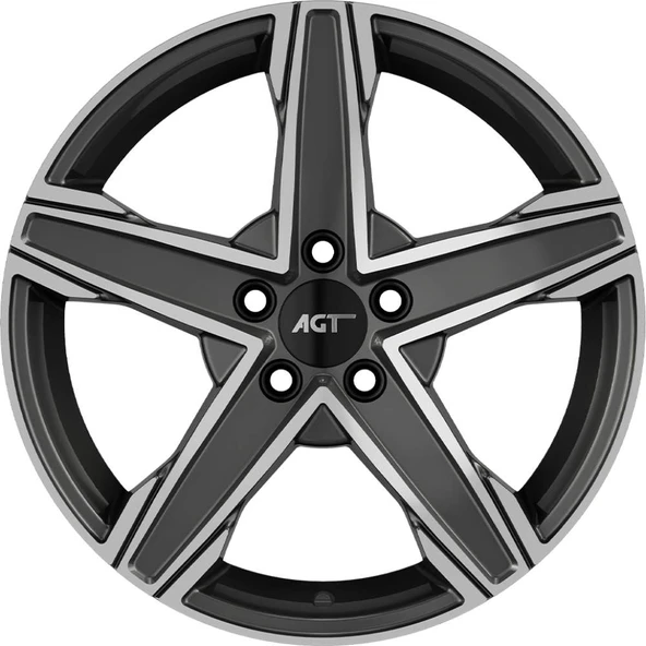 AGT Wheels 16 inç 5*100 ET35 Füme Jant Takımı (J-4571) ürün görseli 1