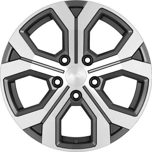 AGT Wheels 16 inç 5*114 ET40 Mat Gri Jant Takımı (J-4543) ürün görseli 1