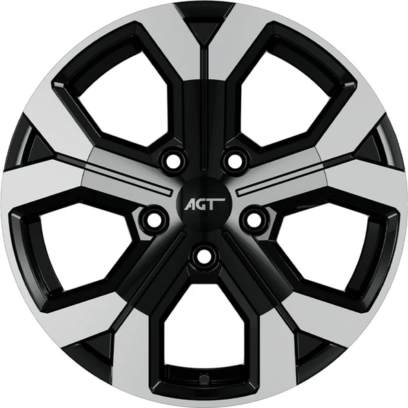 AGT Wheels 17 inç 5*114 ET40 Gri-Siyah Jant Takımı (J-4559) ürün görseli 1