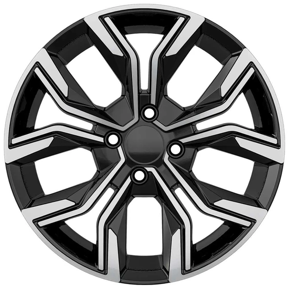 AGT Wheels 15 inç 4*100 ET35 Parlak Siyah Jant Takımı (J-4489) ürün görseli 1