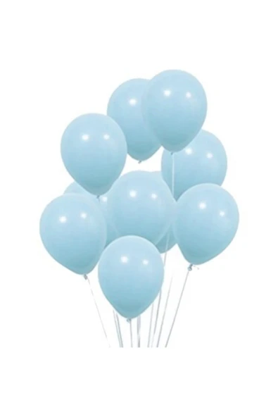 Vipfoni Mavi Renk Makaron Balon 10 Adet ürün görseli 1