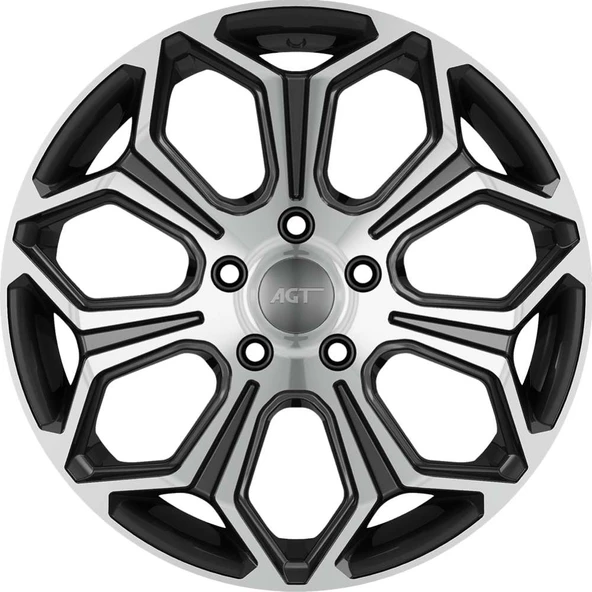 AGT Wheels 17 inç 5*114 ET38 Füme Jant Takımı (J-4600) ürün görseli 1