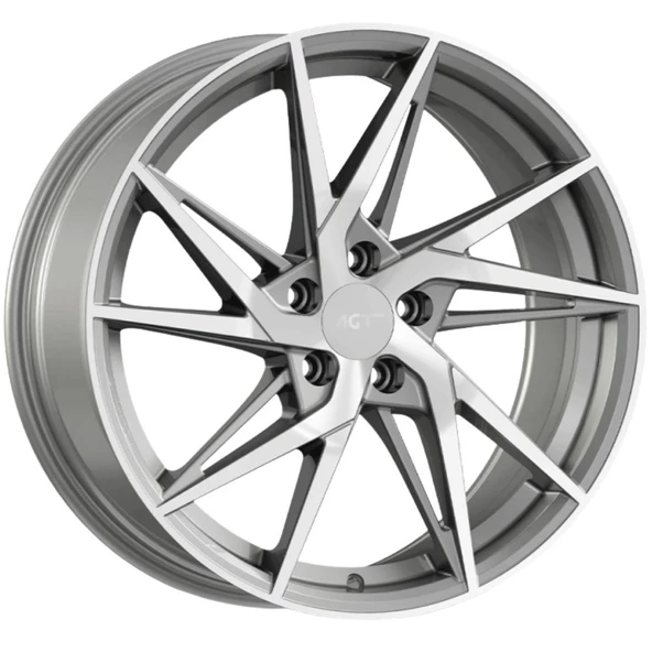 AGT Wheels 18 inç 5*110 ET35 Metalik Gri Jant Takımı (J-4645) ürün görseli 1
