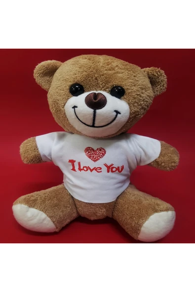 RuStore I Love You Ayıcık - Kahverengi ürün görseli 1