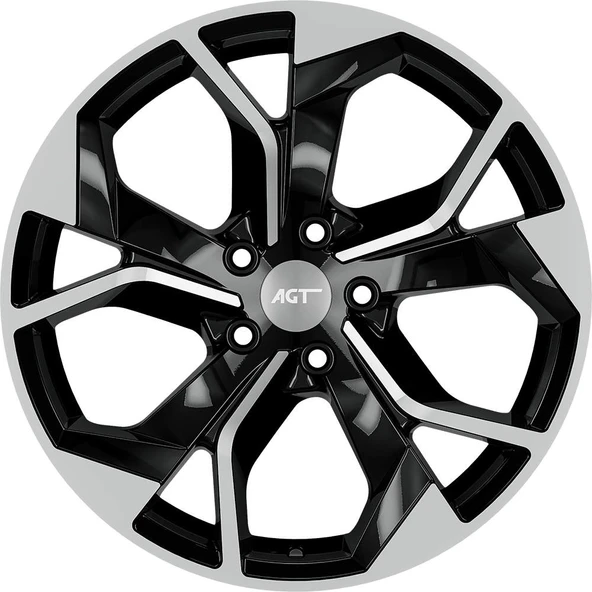 AGT Wheels 19 inç 5*112 ET35 Mat Siyah Jant Takımı (J-4696) ürün görseli 1