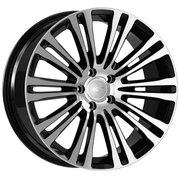 AGT Wheels 19 inç 5*120 ET13 Siyah Jant Takımı (J-4708) ürün görseli 1