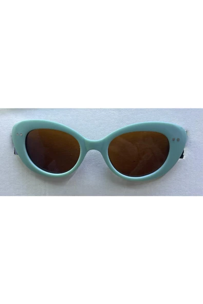 Vipfoni Retro Cat Çocuk Güneş Gözlüğü Yeşil ürün görseli 1