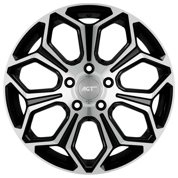 AGT Wheels 17 inç 5*115 ET38 Siyah Jant Takımı (J-4603) ürün görseli 1