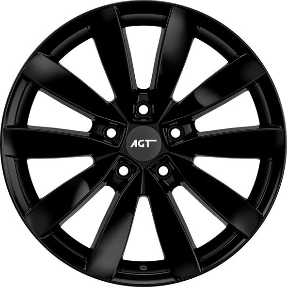AGT Wheels 18 inç 5*114 ET35 Parlak Siyah Jant Takımı (J-4669) ürün görseli 1