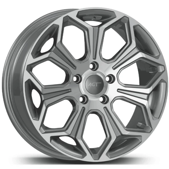 AGT Wheels 17 inç 5*114 ET38 Metalik Gri Jant Takımı (J-4599) ürün görseli 1