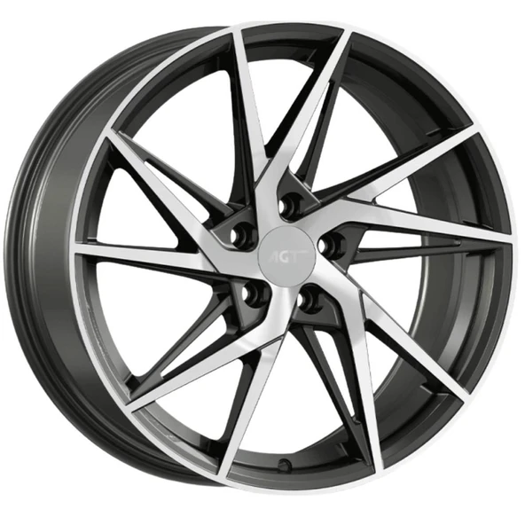 AGT Wheels 18 inç 5*112 ET35 Füme Jant Takımı (J-4652) ürün görseli 1