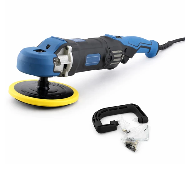 Polisaj Makinesi Elektrikli Kablolu 180 mm 1400 W Far Parlatma Pasta Cila Kaporta 3000 Rpm Kömürlü ürün görseli 1