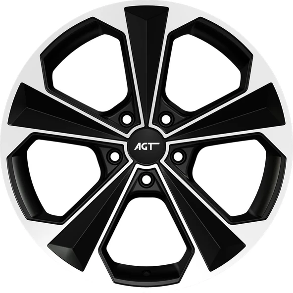 AGT Wheels 19 inç 5*114 ET38 Mat Siyah Jant Takımı (J-4707) ürün görseli 1