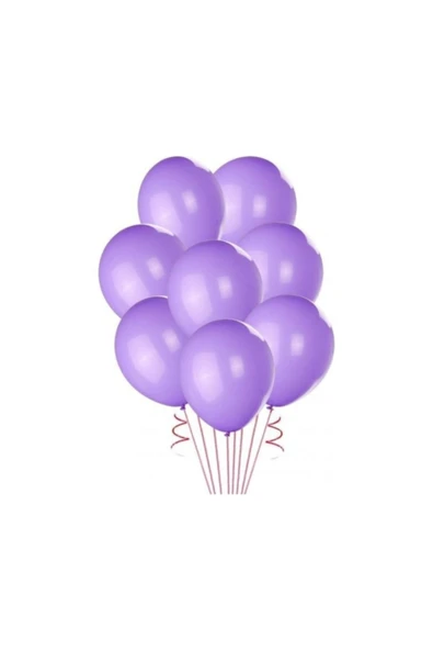 Vip-Aksesuar Metalik Balon Lila 10 Adet ürün görseli 1