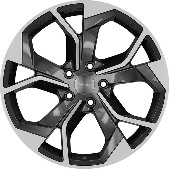AGT Wheels 19 inç 5*112 ET35 Füme Jant Takımı (J-4697) ürün görseli 1