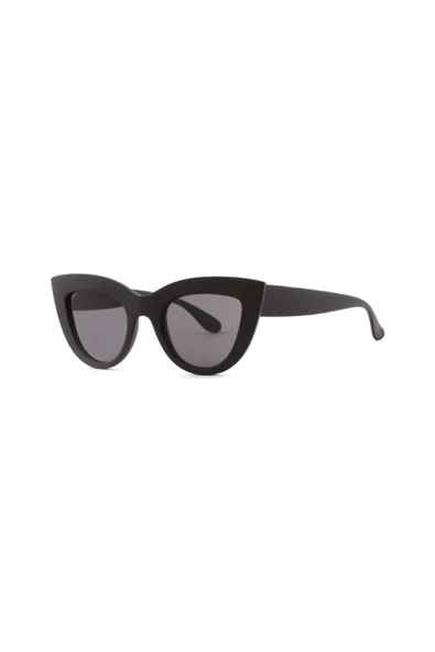 Vip-Aksesuar Unisex Matt Black Güneş Gözlüğü ürün görseli 1