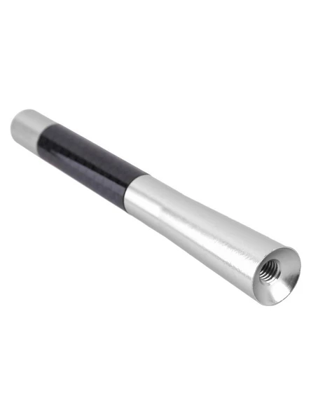 Uni̇versal Gri Karbon Fi̇ber Oto Çubuk Radyo Anteni̇ 12 Cm ürün görseli 1
