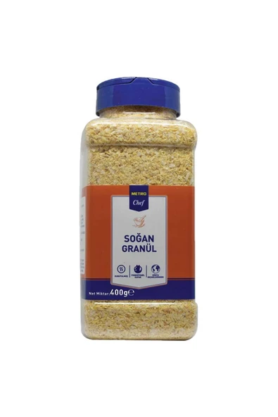 Metro Chef Seasons Soğan Granül 400g Mutfak Şef Pasta Tatlı Tuzlu ürün görseli 1