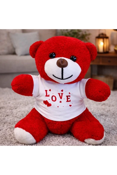 Vipfoni Kırmızı Sevimli Love Tasarımlı Ayıcık ürün görseli 1
