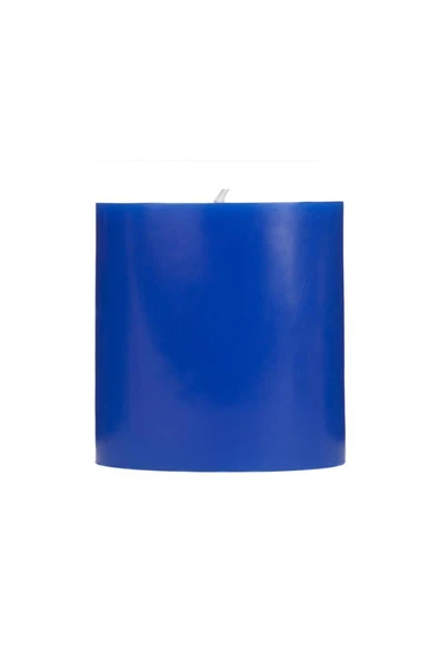 Vipfoni Silindir Mum 8 x 8 cm Mavi ürün görseli 1
