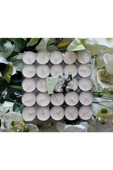 Vipfoni Meyve Kokulu Tealight Mum Beyaz ürün görseli 1