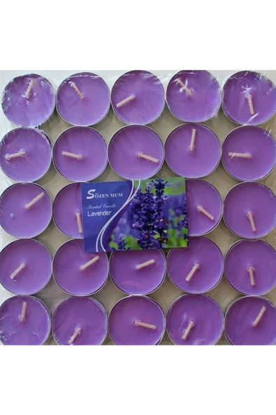 Vipfoni Meyve Kokulu Tealight Mum Mor ürün görseli 1