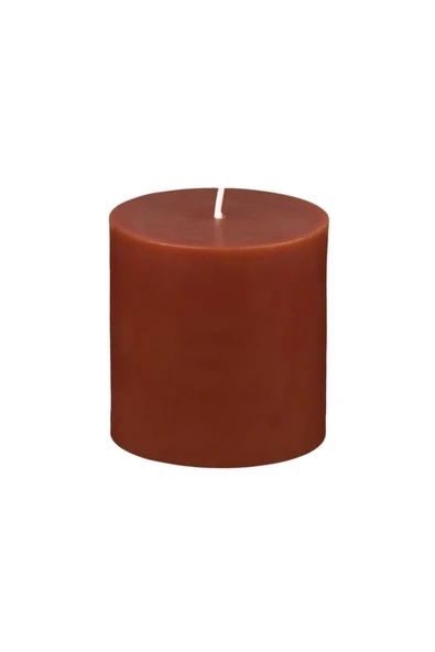 Vipfoni Silindir Mum 7 x 7 cm Kahve ürün görseli 1