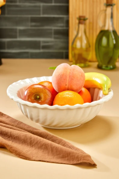 Akkoyunlu home Papatya Oval Sunum Tabağı Servis Kasesi Sunumluk Kase ürün görseli 1