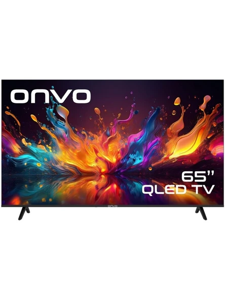 Onvo 65VQ90F3UA 4K Ultra HD 65" 165 Ekran Uydu Alıclı Google Smart QLED TV ürün görseli 1